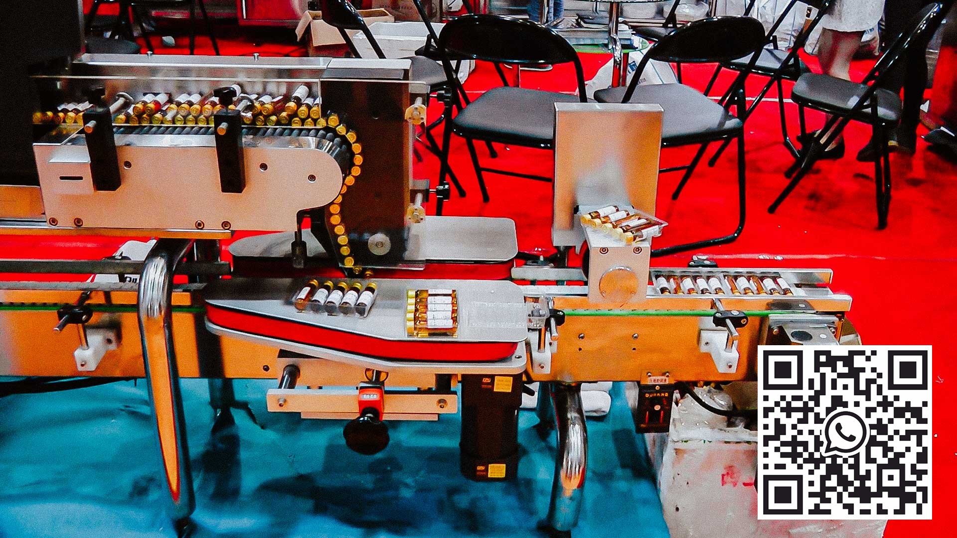 Автоматическое оборудование для упаковки флаконов с пенициллином в пластиковые блистерные пробки